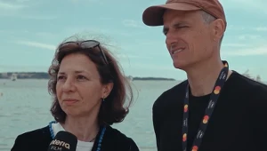 Małgorzata Staroń i Wojciech Staroń na festiwalu w Cannes