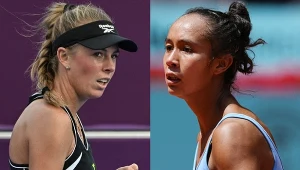 Magdalena Fręch i Leylah Fernandez