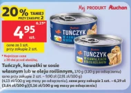 Tuńczyk w sosie własnym Auchan