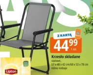 Krzesło składane Lipton