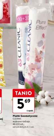 Płatki kosmetyczne Cleanic