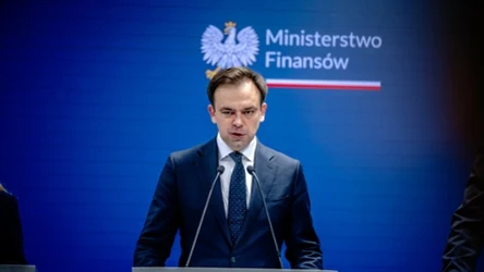 Minister finansów i gospodarki Andrzej Domański