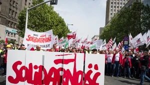 Manifestacja "Solidarności" w Warszawie (zdjęcie z 2024 roku)