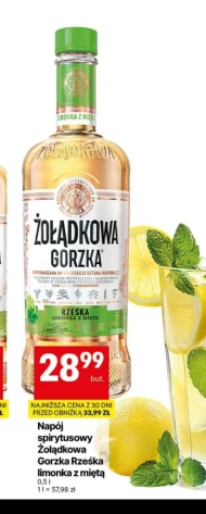 Napój spirytusowy Żołądkowa Gorzka