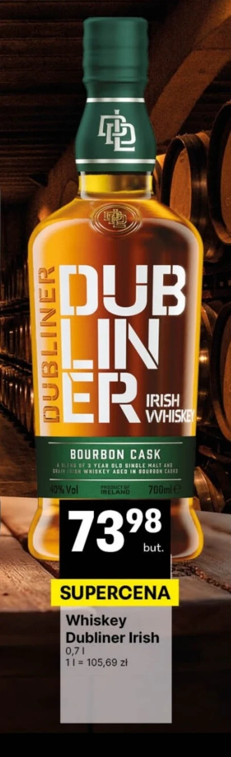 Віскі Dubliner Irish