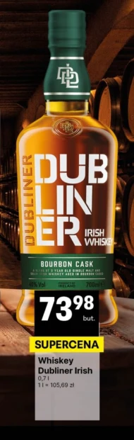 Віскі Dubliner Irish
