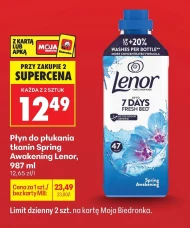 Płyn do płukania tkanin Lenor