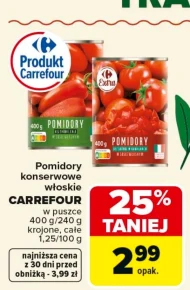 Pomidory krojone Carrefour
