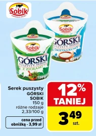 Serek śmietankowy Sobik