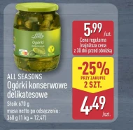 Ogórki konserwowe All Seasons