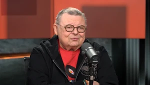 Wojciech Mann u Alicji Resich. W programie "5-10-15" mógł być tylko jako anonimowy głos