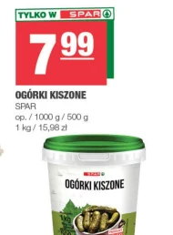 Ogórki kiszone SPAR