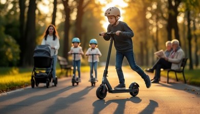 Hulajnoga elektryczna dla dzieci 2026 — nowe przepisy (kask, wiek 13 lat) i ceny w Lidlu, Biedronce, Decathlonie