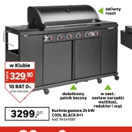Kuchnia gazowa Black