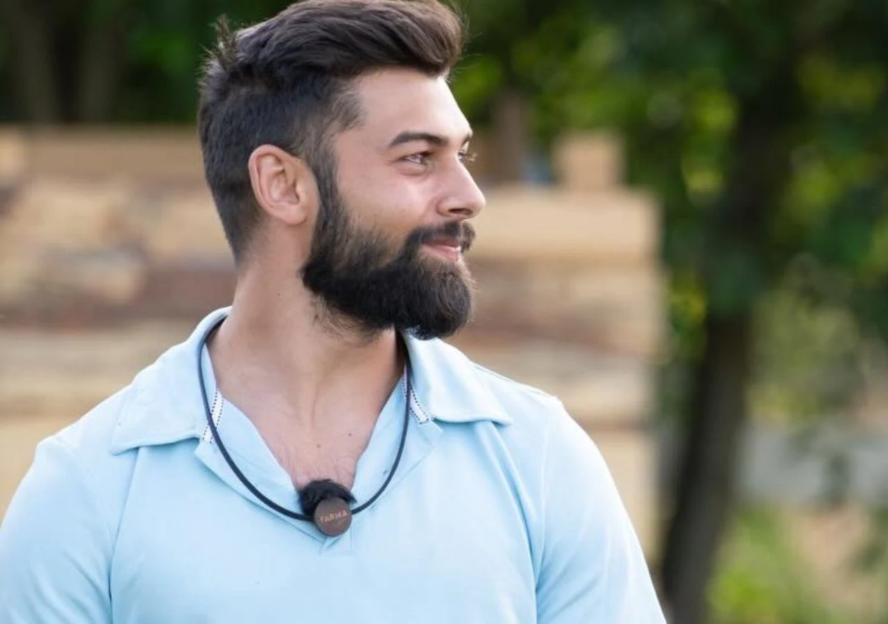 Aksel w programie "Farma" Aksel Rumenov, zwycięzca 5. edycji programu "Farma", w kadrze z nagrań do reality show.