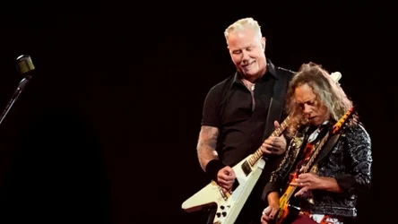 James Hetfield i Kirk Hammett (Metallica) w akcji