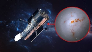 Kosmiczny Teleskop Hubble'a uchwycił niezwykłą galaktykę. Stadium przejściowe