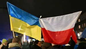 Flagi Polski i Ukrainy, zdjęcie ilustracyjne
