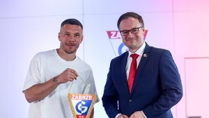 Podolski przejął Górnika. A potem odpowiedział ws. zakończenia kariery