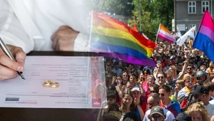 Będzie zmiana w aktach zawarcia małżeństwa, zamiast rubryk: kobieta i mężczyzna - pierwszy małżonek i drugi małżonek (kolaż: A.Włodarczyk/Interia)