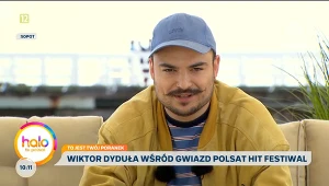 Wiktor Dyduła tuż przed Polsat Hit Festiwalem. Olek Sikora rozmawia z gwiazdami na plaży w Sopocie
