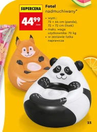 Fotel dmuchany Panda