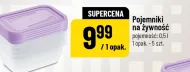 Pojemniki na żywność