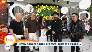 Energetyczny singiel kultowej grupy. Perfect z Łukaszem Drapałą w "halo tu polsat"
