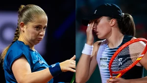Jelena Ostapenko i Iga Świątek