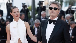 Małgorzata Bela i Paweł Pawlikowski na czerwonym dywanie w Cannes
