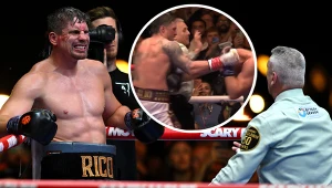 Usyk - Verhoeven i interweniujący Mark Lyson