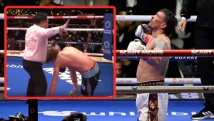 Ołeksandr Usyk sam uratował wygraną. Wielki ból za to spotkał jego przyjaciela, Daniela Łapina
