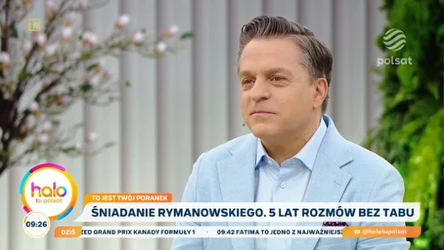 Bogdan Rymanowski zdradza kulisy "Śniadania". Tak to wygląda poza kamerami
