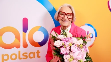 Teresa Godlewska w "halo tu polsat"
