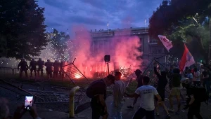 Protest w Belgradzie