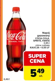 Napój gazowany Coca-Cola
