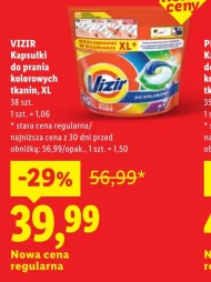 Kapsułki do prania Vizir
