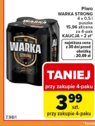 Пиво Warka Strong