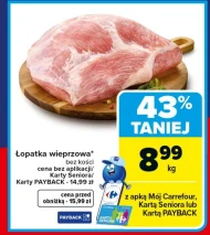 Łopatka bez kości Carrefour
