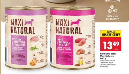Корм для собак Maxi natural