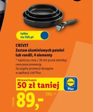 Набір сковорідок Crivit
