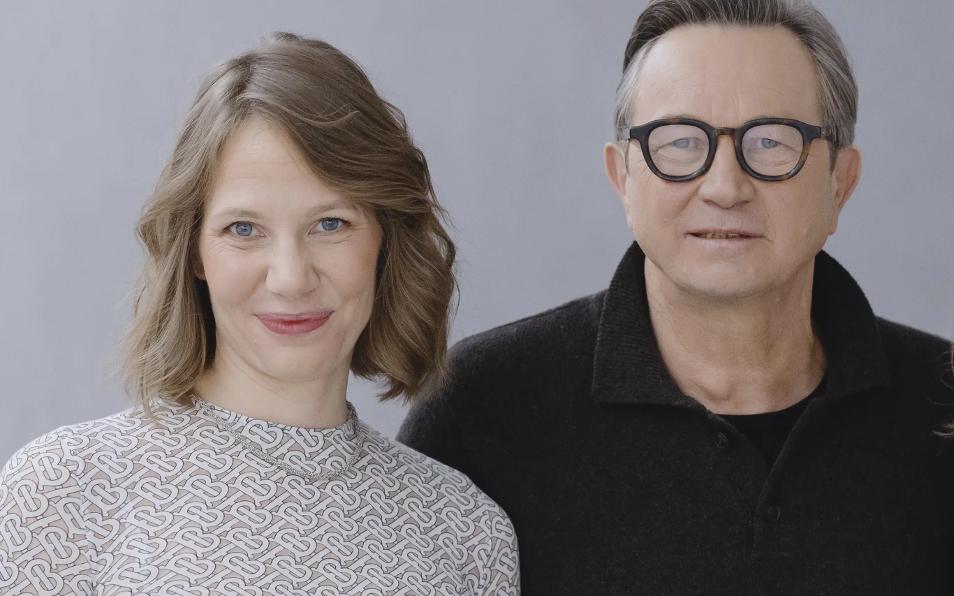 Piotr Cyrwus z córką Piotr Cyrwus i Anna Maria Stachoń. Córka aktorka gra w "Klanie"