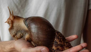 Ogromny ślimak jest niebezpieczny dla ludzi?