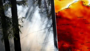 Miejscami wciąż utrzymuje bardzo wysokie zagrożenie pożarowe w lasach. W zdecydowanej większości kraju będzie wysokie
