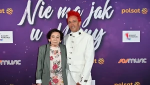 Michał Wiśniewski z mamą Grażyną podczas koncertu "Nie ma jak u Mamy"
