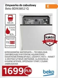 Вбудована посудомийна машина Beko