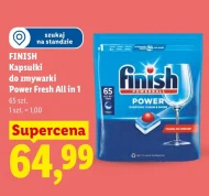 Kapsułki do zmywarki Finish