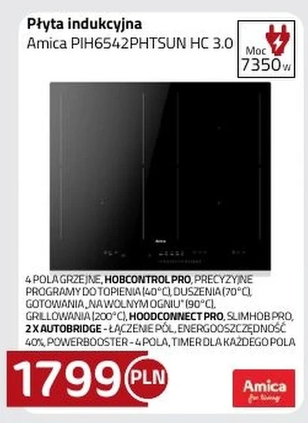 Індукційна варильна поверхня Amica