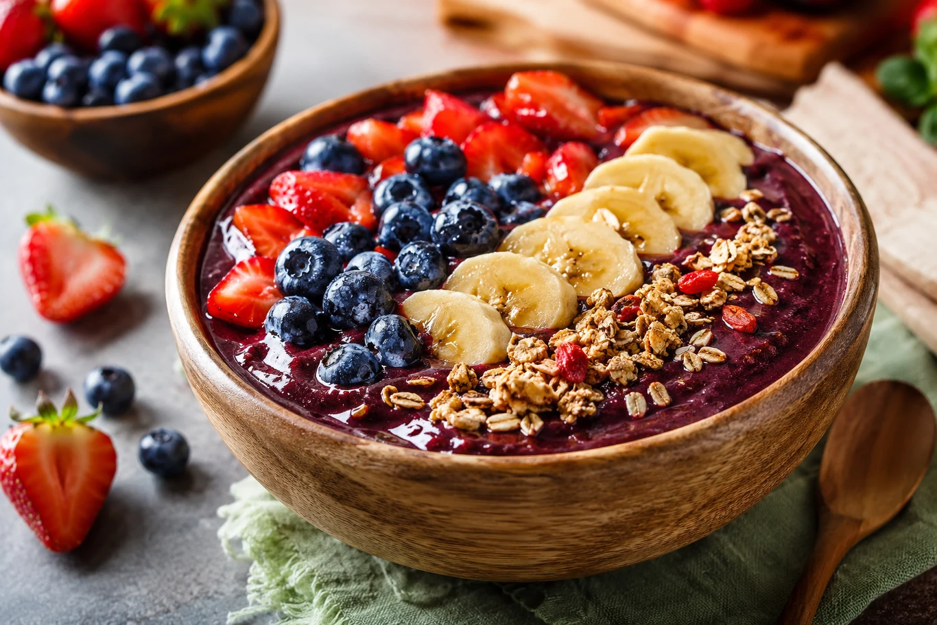 Bowl z jagodami acai