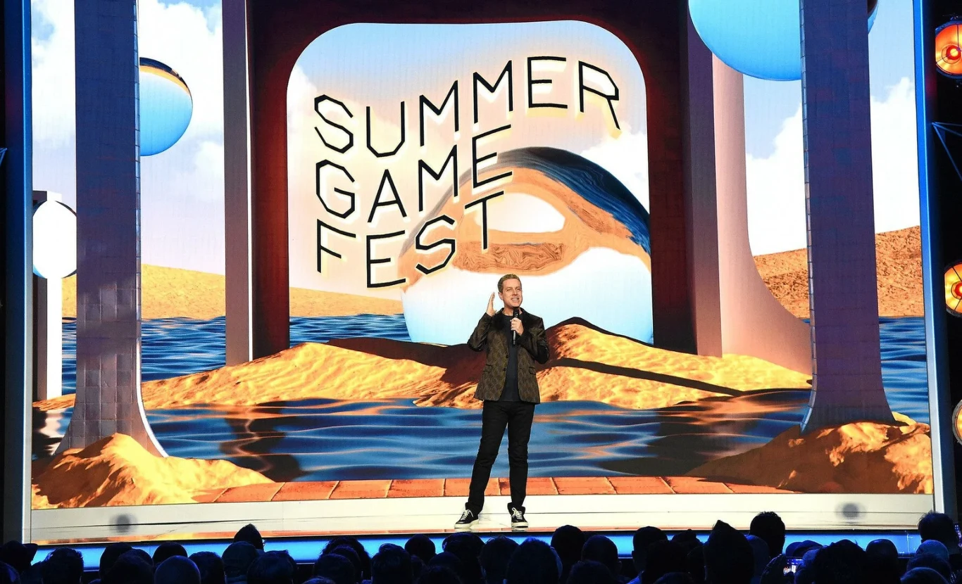 Summer Game Fest Geoff Keighley podczas eventu Summer Game Fest kilka lat temu